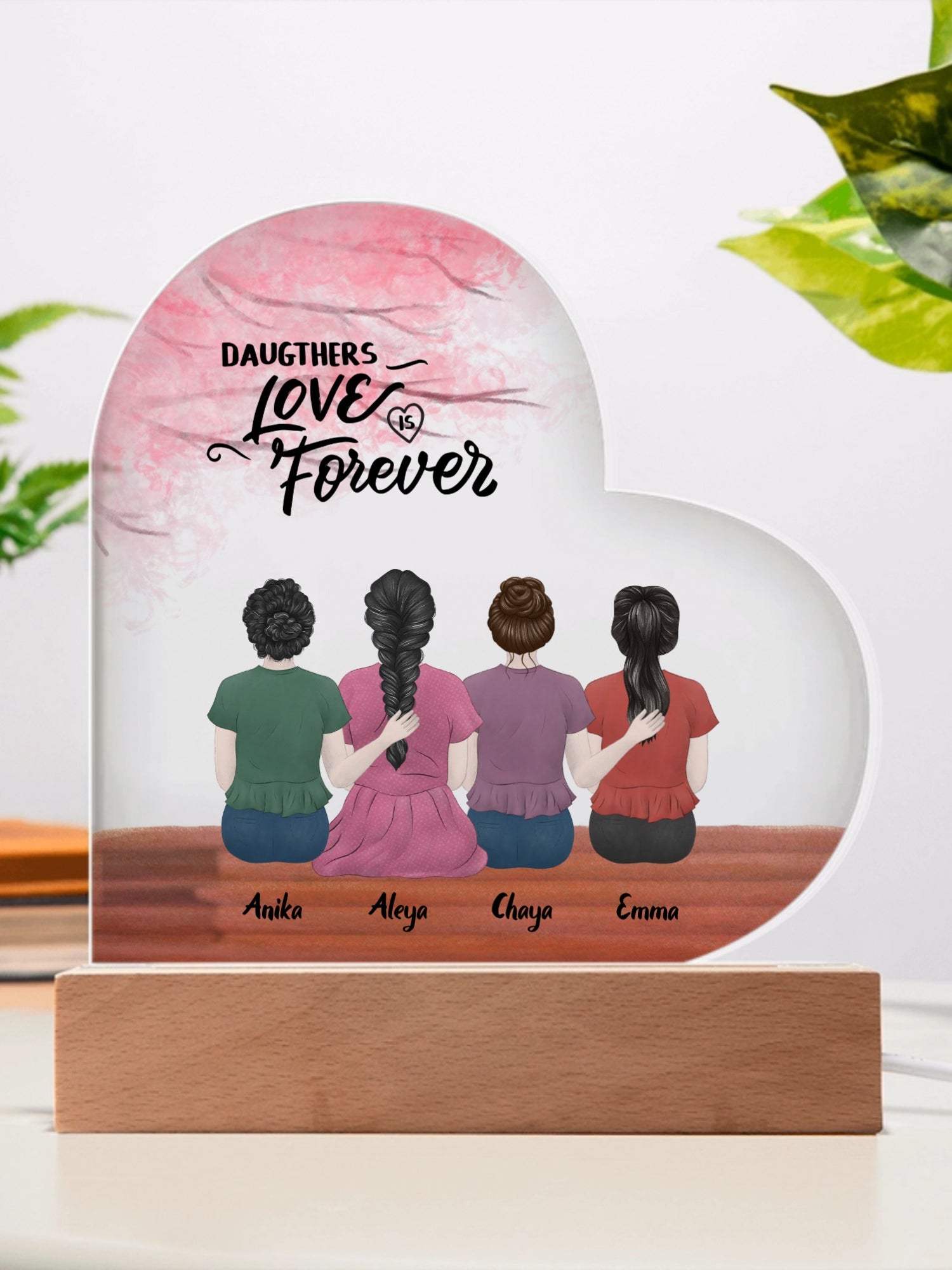 Acrylic Heart Plaque