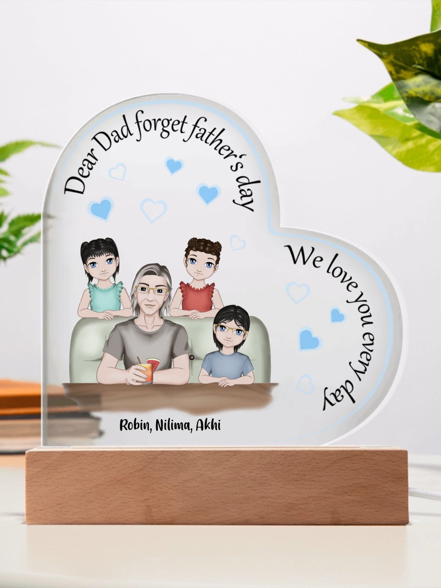 Acrylic Heart Plaque