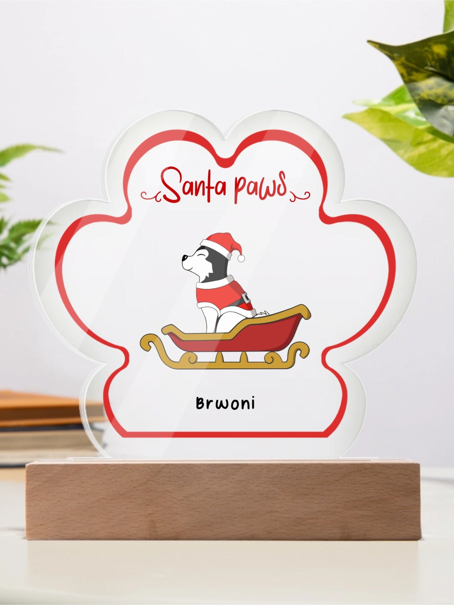 Customily Acrylic Paw Plaque