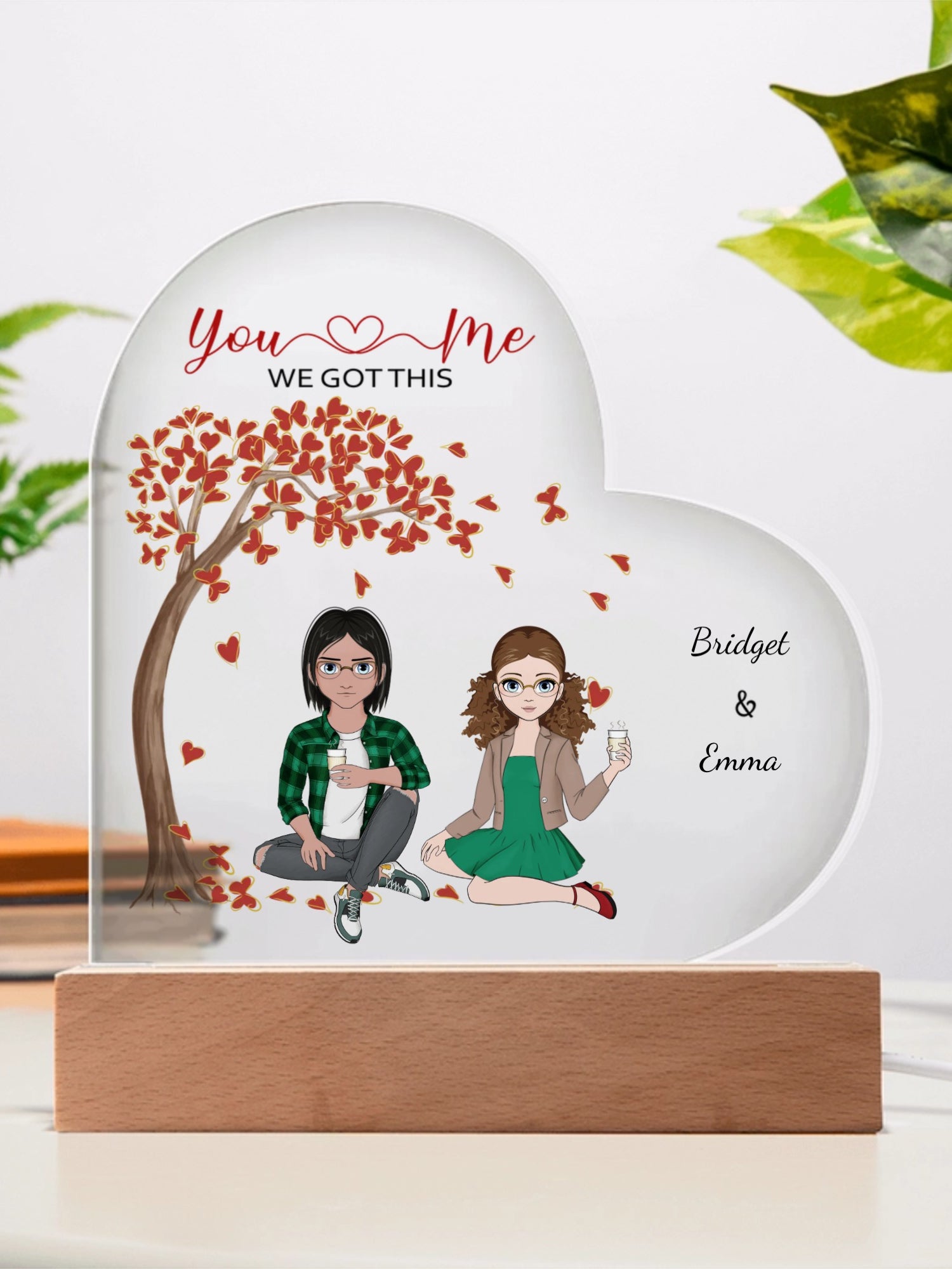 Acrylic Heart Plaque