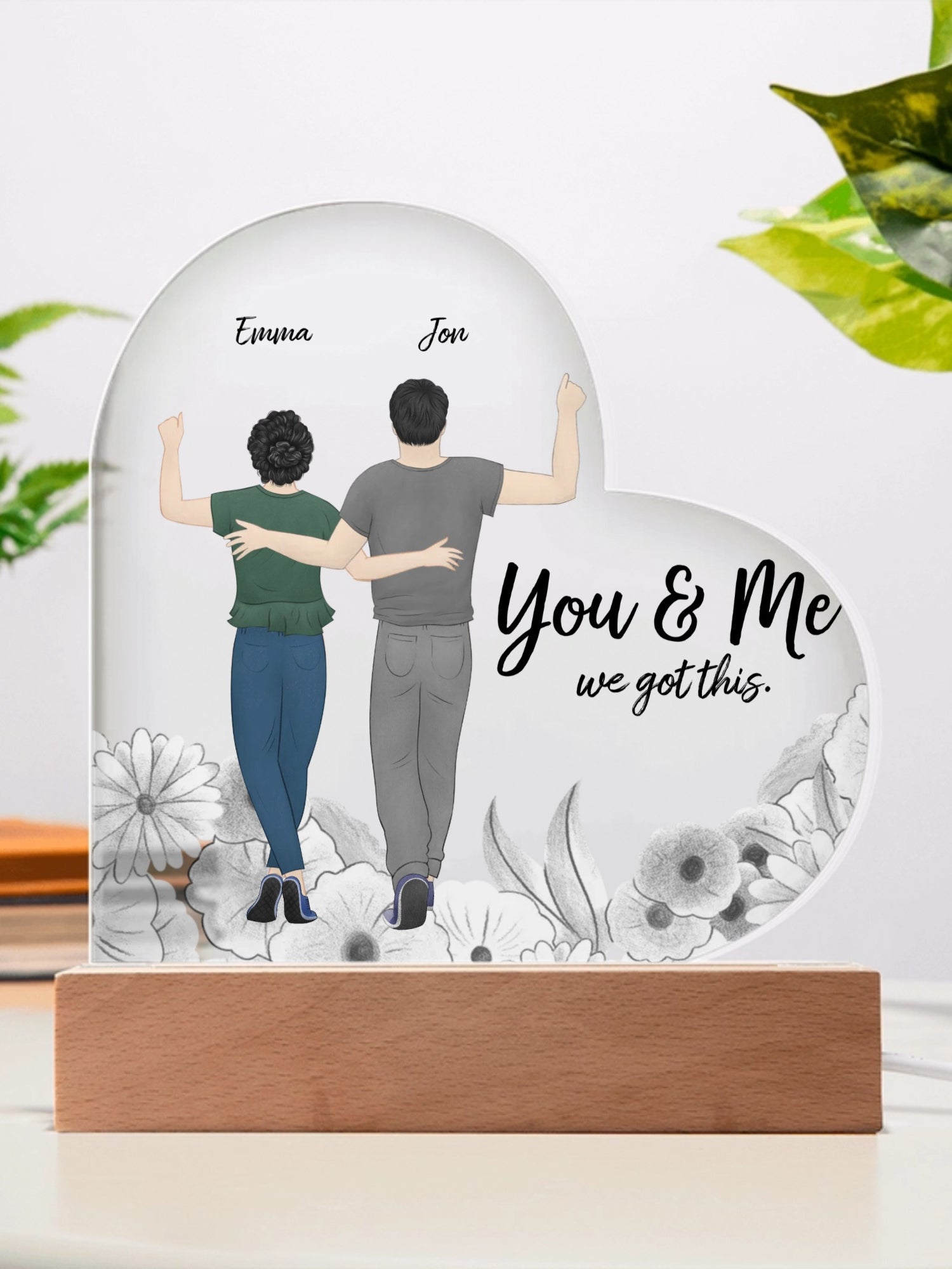 Acrylic Heart Plaque