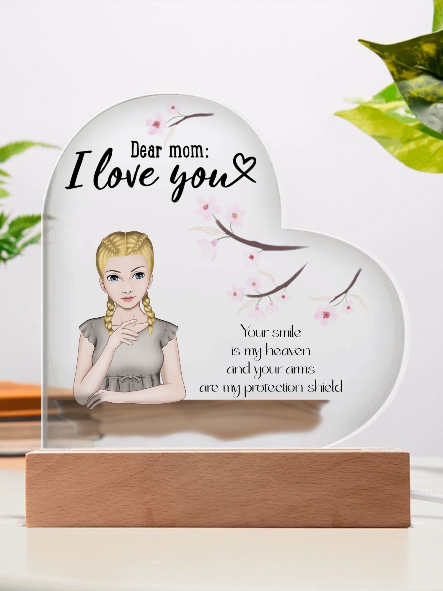 Acrylic Heart Plaque