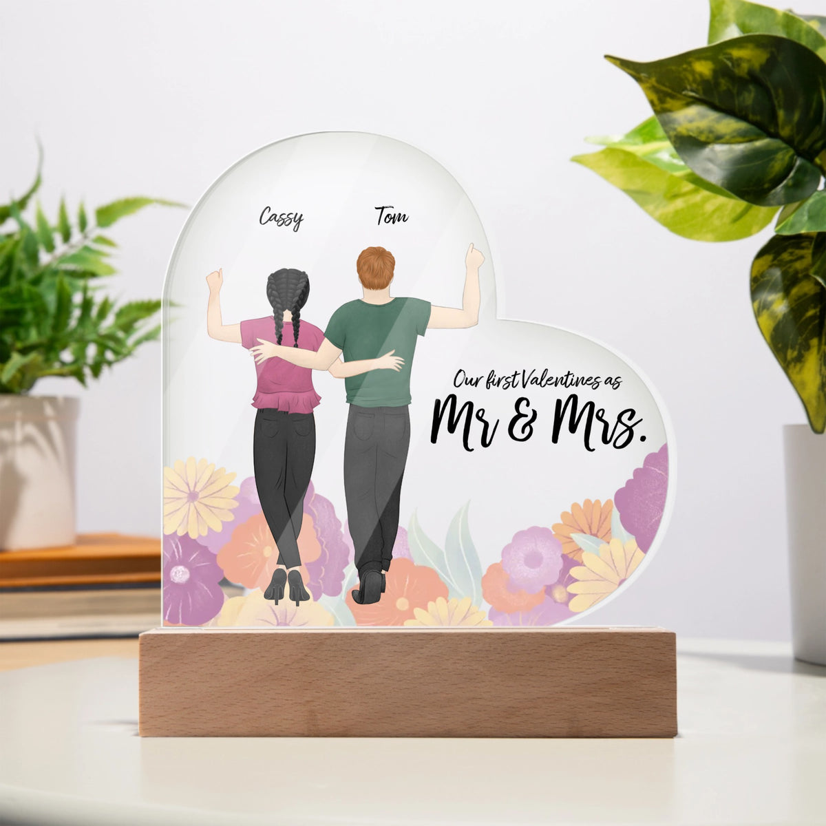 Acrylic Heart Plaque