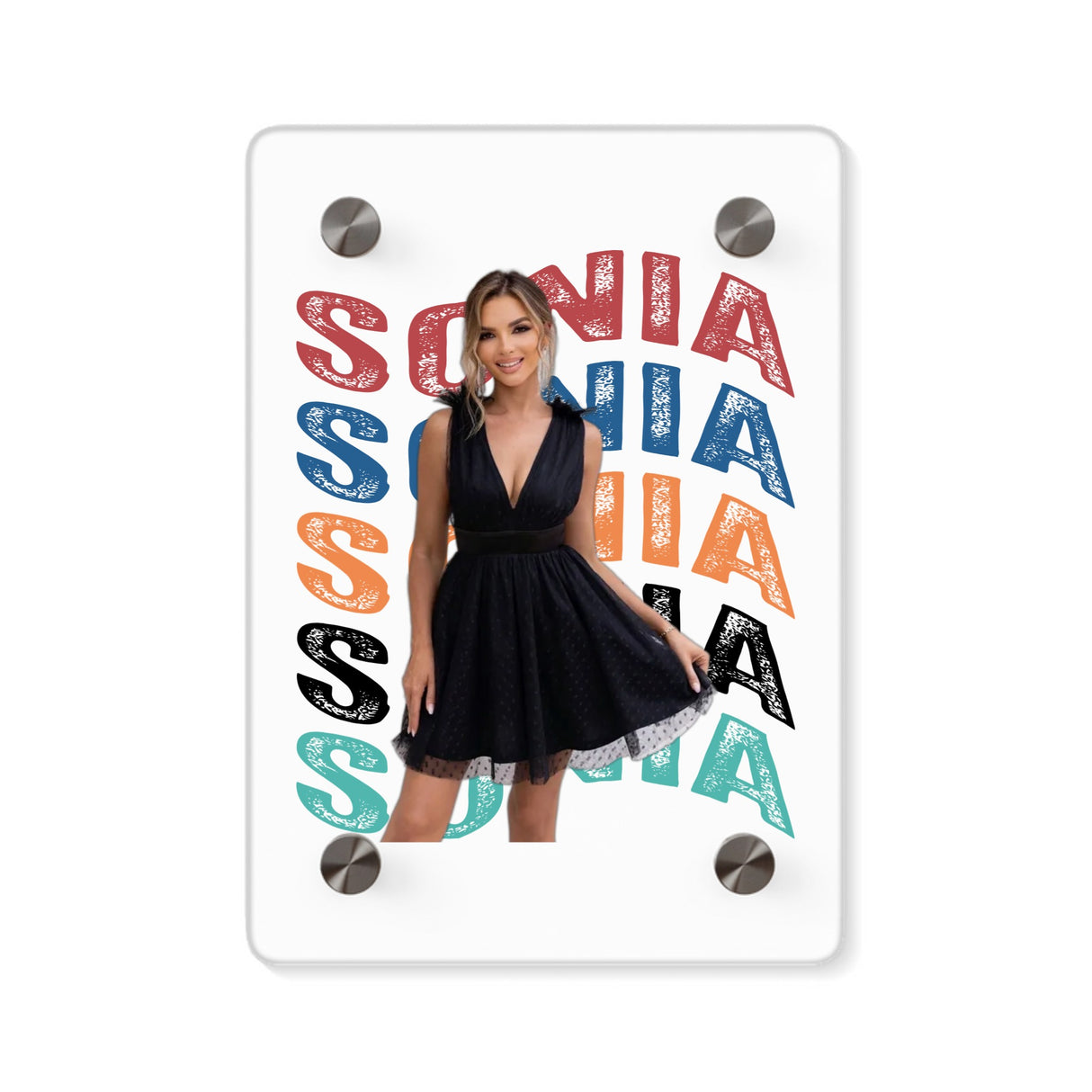 Acrylic Wall Art Panels, Customize it with your name and picture.