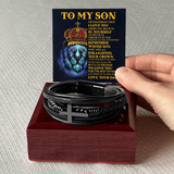 Men's Cross Bracelet For Son