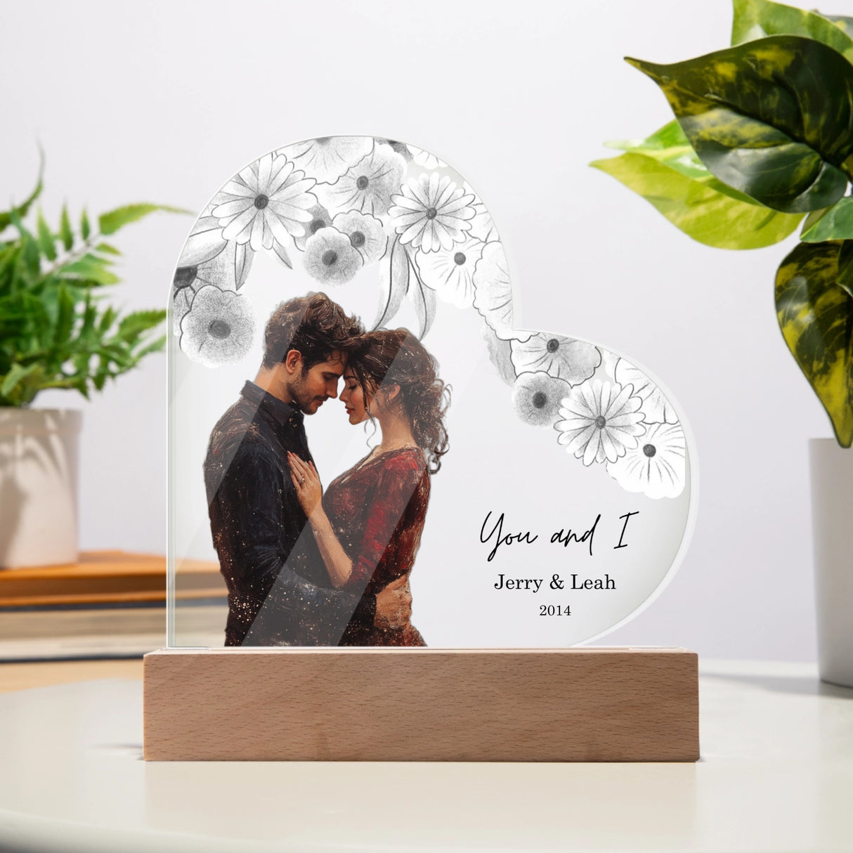 Acrylic Heart Plaque